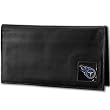 Tennessee Titans Executive Leather Checkbook Cover in a Tin - NFL Football Fan Shop Sports Team Merchandise