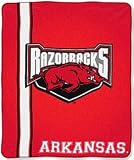Arkansas Razorbacks 50x60 Royal Plush Raschel Throw Blanket - Mesh Style