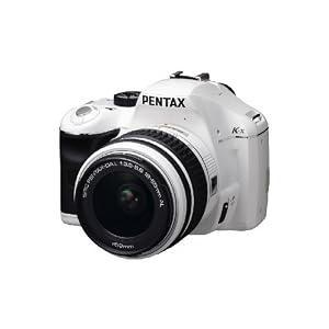 Pentax K-x 12.4 MP Digital SLR (White)