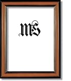 5x7 / 5'' x 7'' Frame for Picture or Photo, Solid Wood, Walnut & Gold, style #606