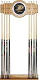 Anaheim Ducks Pool Cue Rack With Mirror