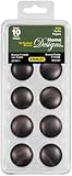 IMAGE OF Stanley Home Designs 824367 Classic 1.25-Inch Round Knob 10-Pack, Oil-Rubbed Bronze