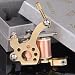 Heavy Duty Handmade 24K Gold-plated Tattoo Tattooing Supply Machine Equipment Device Dacility Kit Set Gun with Tips - Briseis