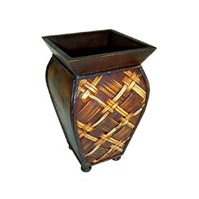 Buy 10 Square Planter in Brown by Cheungs Rattan now!