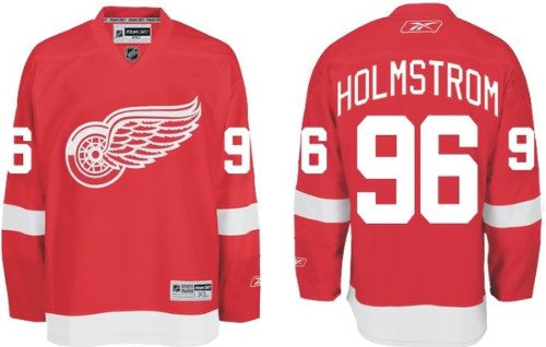 Holmstrom #96 Detroit Red Wings Reebok Premier Home Jersey - X-Large