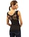 PattyBoutik Women's Butterfly Lace Back Tank Top