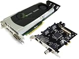 nVidia Quadro 6000G 6GB Video Card With G-Sync 2 VCQFXGSYNCG80 Interface Add-On Card