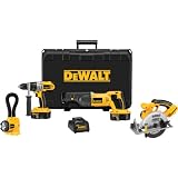 DEWALT DCK450X 18-Volt XRP Cordless 4-Tool Combo Kit (Tools & Home Improvement)