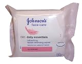 Johnson's Daily Essentials Facial Cleansing Wipes 25