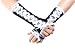 Gothic Gorset EGL Victorian Lolita Cosplay Ärmel Schwarz mit Weiß, Schnüren, Länge 24 cm