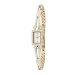 Elgin Women's EG542 Austrian Crystal Accented Gold-Tone Half-Bangle Watch