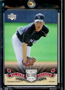 2005 Upper Deck All-Star Classics Jeff Francis Colorado Rockies Baseball Card #63 - Mint Condition - In Protective Display Case!