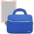 Evecase Slim Handle Carrying Portfolio Neoprene Sleeve Case Bag Compatible with nabi DreamTab HD8 with WiFi 8-inch Touchscreen Tablet PC - Blue