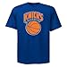 NBA Mens New York Knicks Patrick Ewing Player Name & # Deep Royal Short Sleeve Crew Basic Tee By Majestic