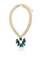 MAIOCCI Collar Dorado / Azul