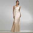 Isaac Mizrahi for Target&reg; Silk Cowl Dress - Stucco (Champagne)