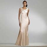 Isaac Mizrahi for Target Silk Cowl Dress - Stucco (Champagne)