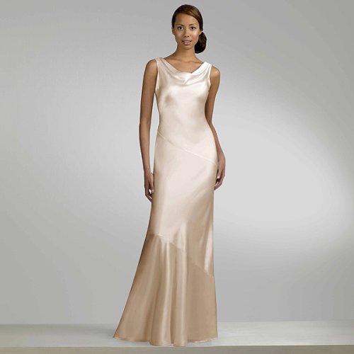 Isaac Mizrahi for Target® Silk Cowl Dress - Stucco (Champagne)
