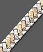 14k Gold & Sterling Silver Tri-Color Bracelet