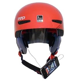 KOKKIA H10 (WHITE cables) Sports/motorcycle helmet earphones (stereo), great bass & loud - can attach to iPods/iPhones/iPads/MP3/Bluetooth receiver devices with 3.5mm audio jack. For normal and daredevil, extreme sports users.