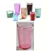 Carlisle 16 oz Crystalon Stack All Ribbed Texture Break-Resistant SAN Dishwasher Safe Tumbler / Color: Rose / Quantity: One Dozen (12)