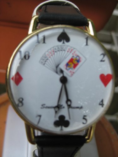 Deck of Cards Watch gambling Brand New Never Worn Bridge club by Hampton Bay