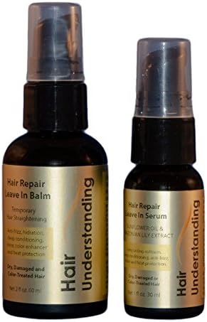 Hair Understanding Leave-In Balm and Serum Kit TEMPORARY HAIR STRAIGHTENING
