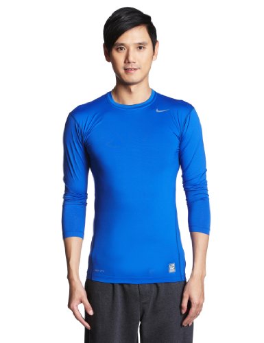 Nike Herren Shirt Long Sleeve Pro Core Tight Crew, varsity royal/flint grey, XXL, HN607493 Preisvergleich