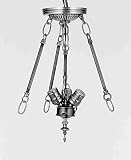 12H Semi-Flush 3 6Rod/3lt Ctr On 3Rod Lamp Bases And Fixture Hardware