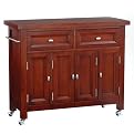 Hanover Kitchen Cart - Large (Cherry)