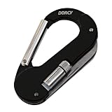 Dorcy 41-1402 LED Carabineer Light with Batteries and Fold-Away Knife