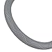 BPA Free Odor-Free Leather Steering Wheel Cover Gray - Fit All Standard Size, Non-Toxic