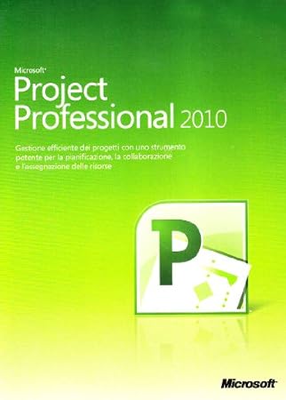 Microsoft  Project Professional 2010, Win 32/64-bit, 1u, DVD, ITA