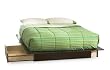 South Shore Step One Collection Full / Queen 54/60-Inch Storage Platform Bed, Chocolate