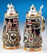 German Scenes Deutschland LE .5 L Beer Stein Made By King Works
