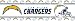 San Diego Chargers Wall Border