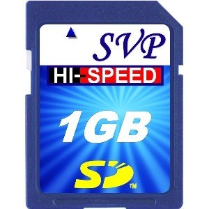 SVP 1GB High Capacity Secure Digital Card for Panasonic Cameras