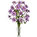Nearly Natural Cosmos w/Vase Silk Flower Arrangement
