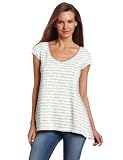 41UHQZ zuJL. SL160  Calvin Klein Performance Womens Printed Slub Stripe Tee