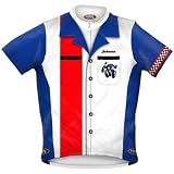 Primal Wear Men's Blue Bell Lanes Original Short Sleeve Cycling Jersey - BLU1J10M