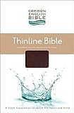 CEB Common English Thinline Bible Bonded EcoLeather Burgundy
