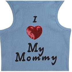 Dog Shirt - I Love My Mommy Small Fits Dogs 8 - 16 Lbs.