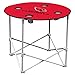 NFL Logo Brands Arizona Cardinals Collapsible Round Table with 4 Cup Holders and Carry Bag, Team Color