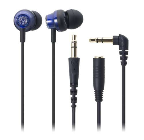 audio-technica インナーイヤーヘッドホン ブルー ATH-CKM33 BL