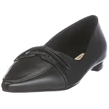 Buffalo 6489X-236 Damen Ballerina Glattleder black, schwarz