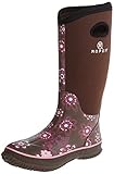 Roper Women's Barnyard Prints Rain Shoe, Brown, 8 M US