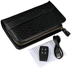 Portable Leather Bag Hidden Pinhole Spy Camera, Digital Video Recorder and Miniature Spy Camera