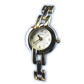 WOMENS NEW LORUS SEIKO ELEGANT GOLD SILVER WATCH 423 thumbnail
