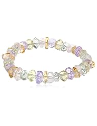Multi-Gemstone Chip Stretch Bracelet, 7.5"
