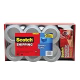 Scotch® Packaging Tape, 1.88 Inches x 54.6 Yards, 12-Pack (3850-12BD)